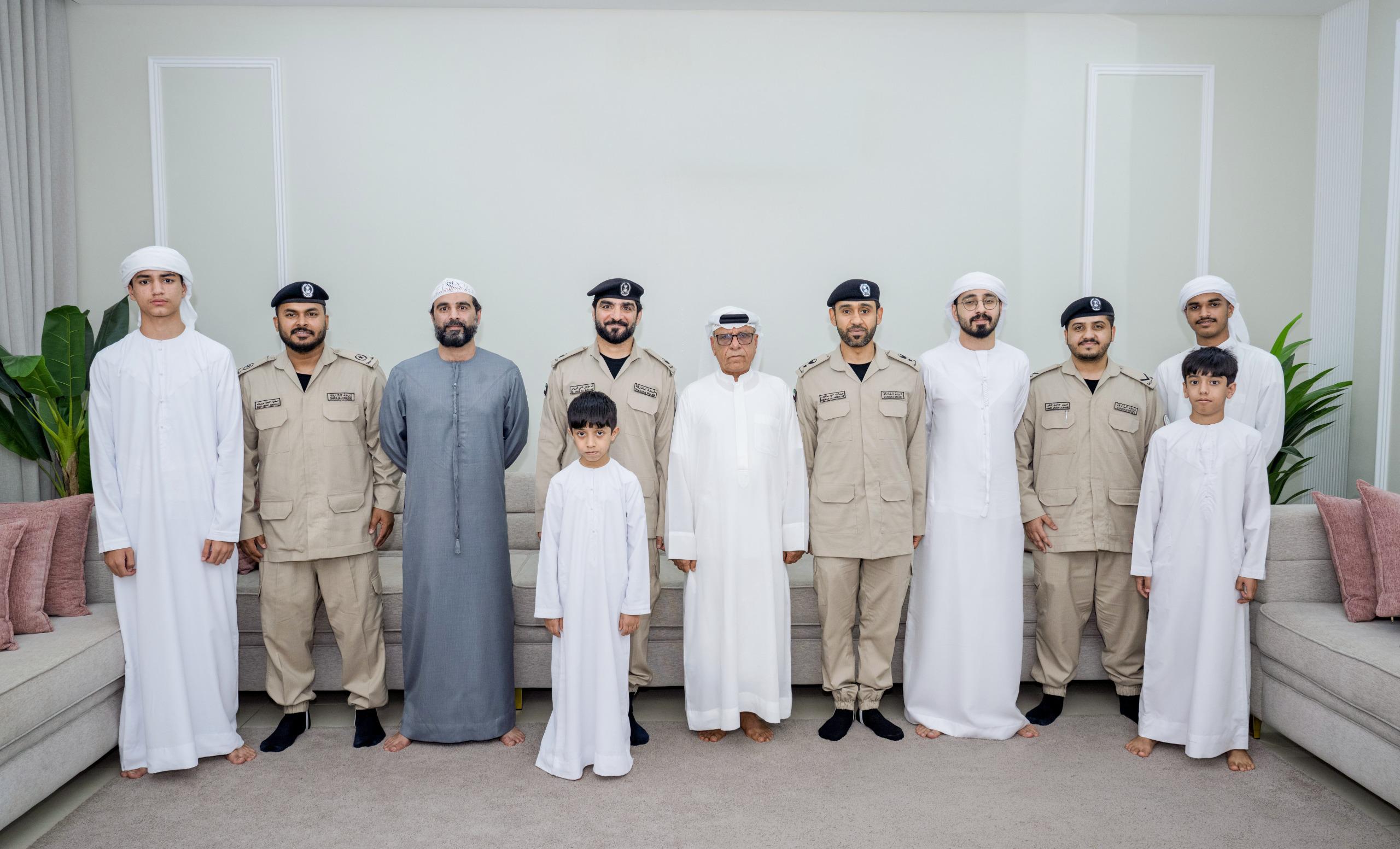 Sharjah Police Shares Eid Al Adha Joy with Retirees through “We Will Not Forget You” Initiative