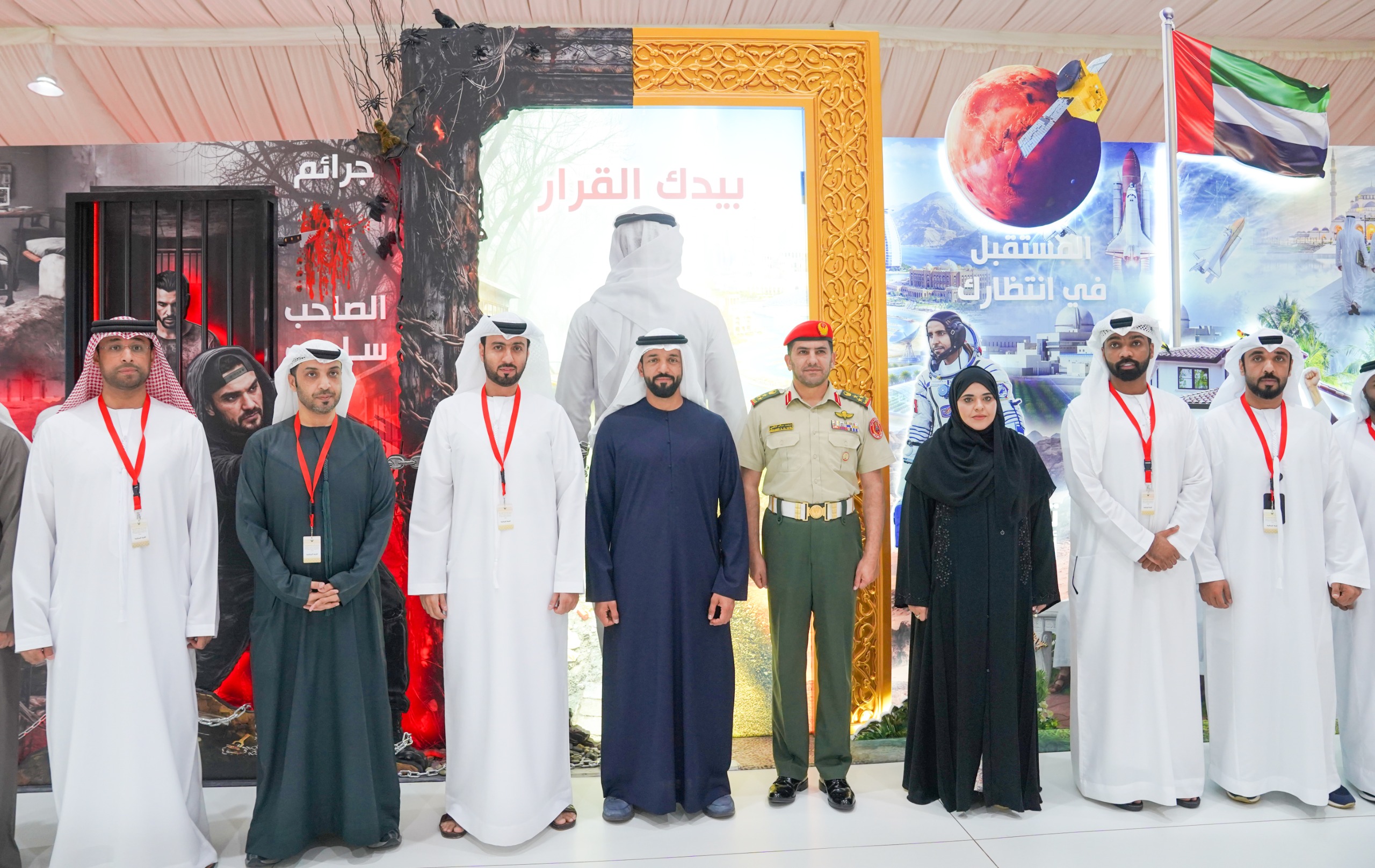 بإقبال واسع من الشخصيات الرسمية والقيادية وبحضور 20 ألفاً من الزوار شرطة الشارقة تختتم مشاركتها في معرض الشرطة العسكرية لمكافحة المخدرات والجرائم الإلكترونية 2026 